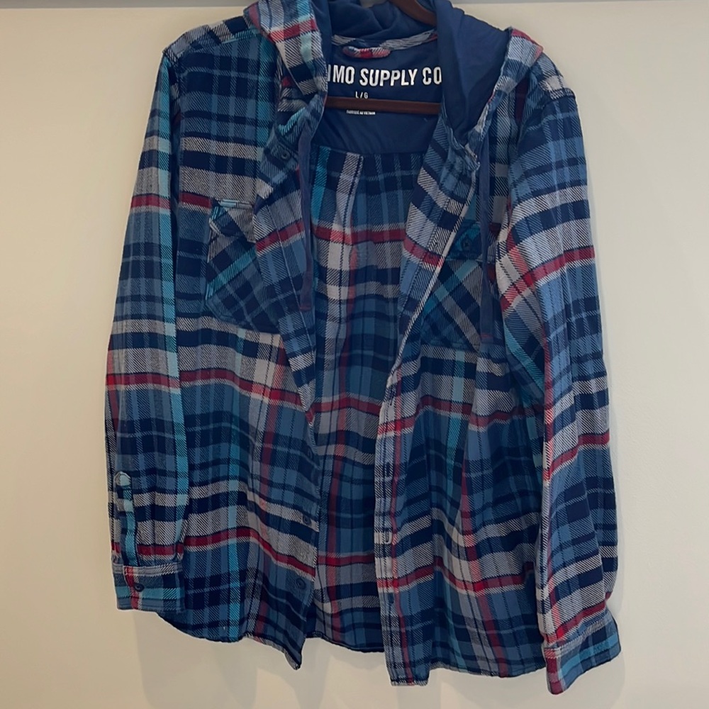Mossimo Supply Co Men Hoodie Flannel